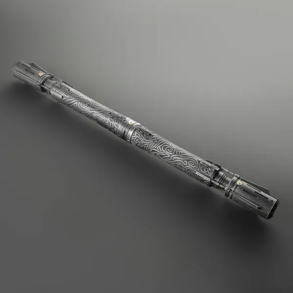 Satele Shan Weathered Double-Bladed Duelling Lightsaber - RGB-X, view 6