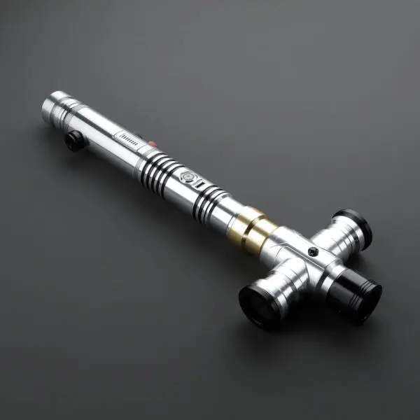 Ezra Bridger Ancient Duelling Crossguard Lightsaber - RGB-X, view 1