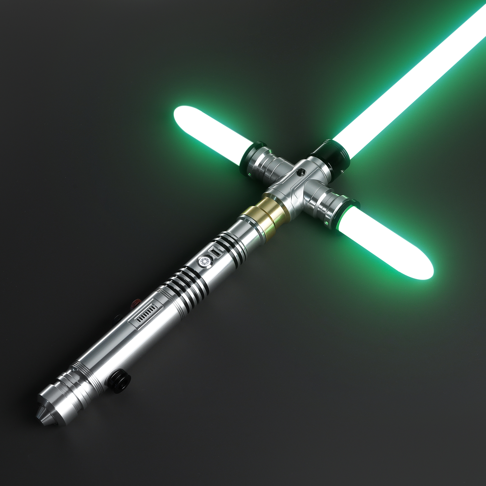 Ezra Bridger Ancient Duelling Crossguard Lightsaber - RGB-X | Saber 66