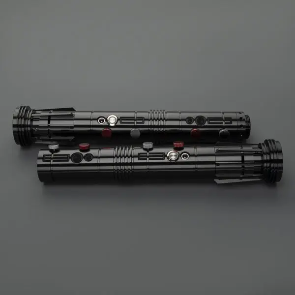 Darth Maul Black Double-Bladed Duelling Lightsaber - RGB-X, view 5