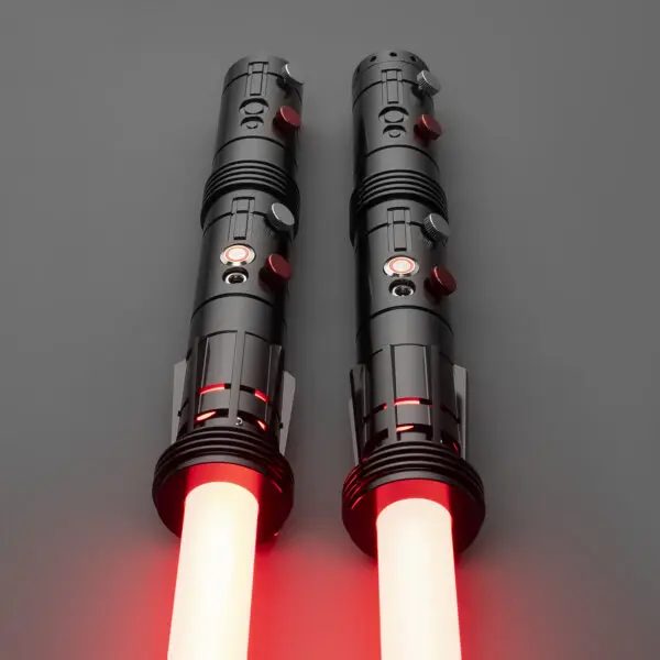 Darth Maul Black Double-Bladed Duelling Lightsaber - RGB-X, view 4