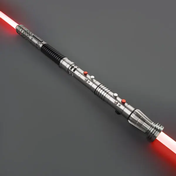 Ventress With Darth Maul Double-Bladed Duelling Lightsaber - RGB-X, view 3
