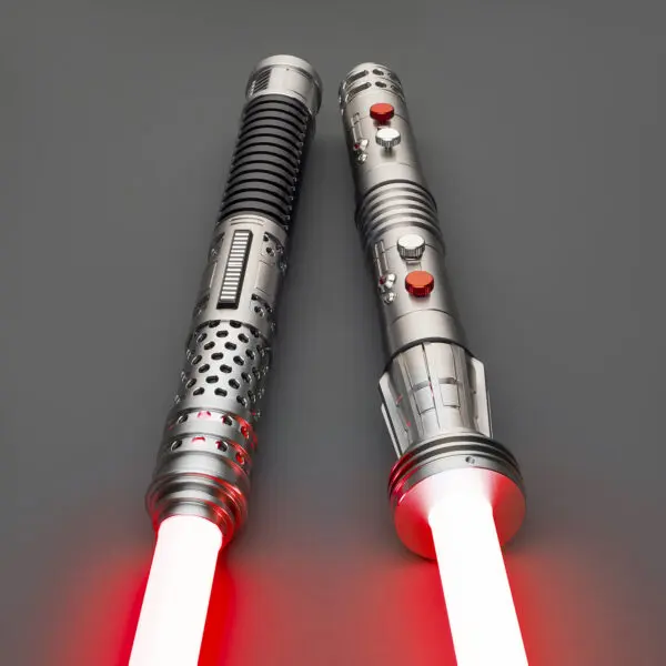 Ventress With Darth Maul Double-Bladed Duelling Lightsaber - RGB-X, view 6