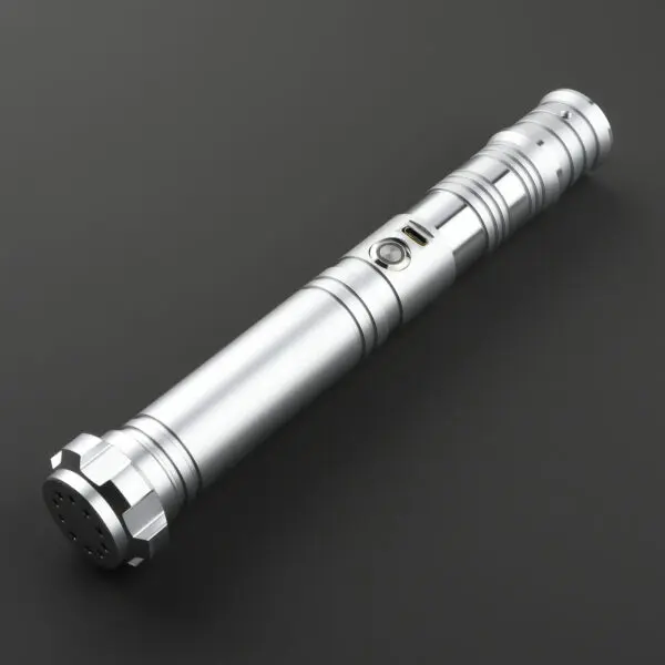 The Azeph Silver Duelling Lightsaber - RGB-X, view 2