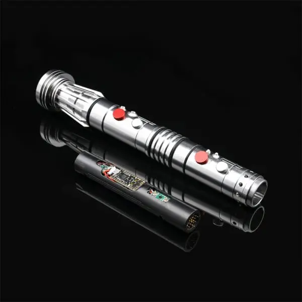 Silver Darth Maul Double-Bladed Lightsaber - SNV4 PRO, view 4