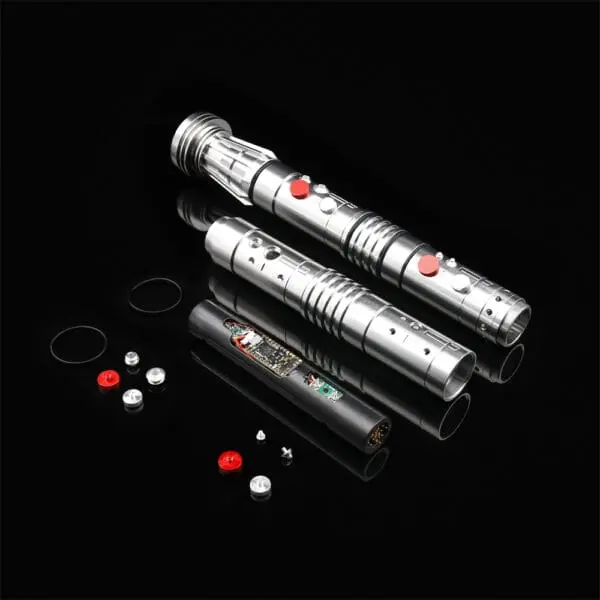 Silver Darth Maul Double-Bladed Lightsaber - SNV4 PRO, view 3