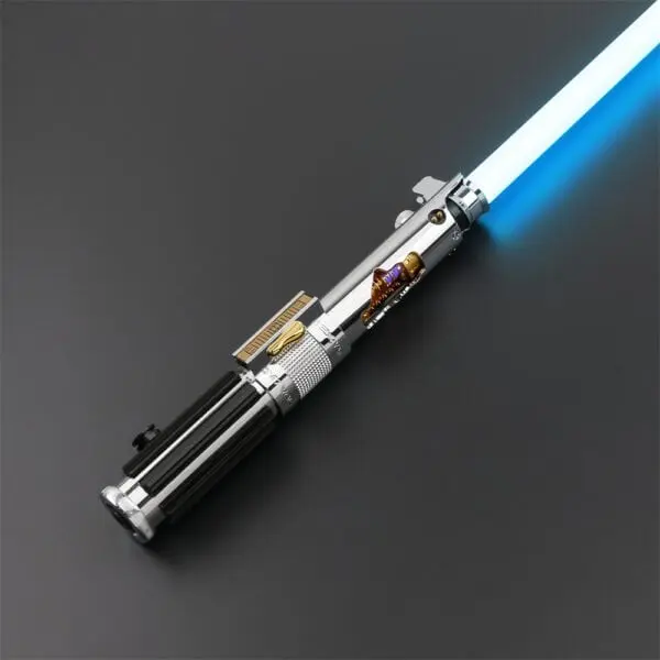 The Anakin EP3 Silver Lightsaber with Exposed Crytsal - SNV4 PRO