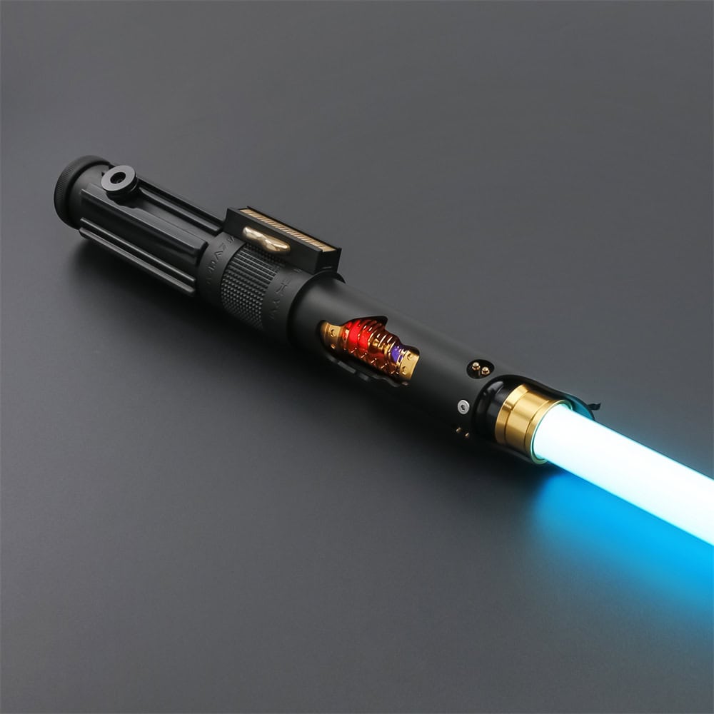 Anakin EP3 Black Lightsaber with Exposed Crytsal - SNV4 PRO | Saber 66