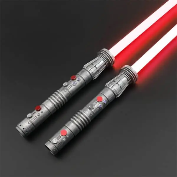 Weathered Darth Maul Double-Bladed Lightsaber - SNV4 PRO