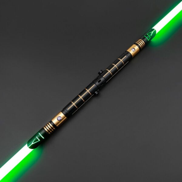 Gold ARTSABERS Double-Bladed Lightsaber - SNV4 PRO
