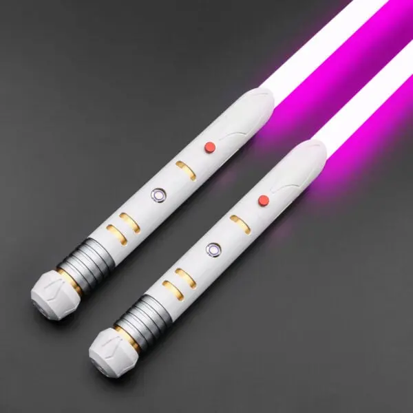 Temple Guard SE White Double-Bladed Lightsaber - SNV4 PRO, view 2