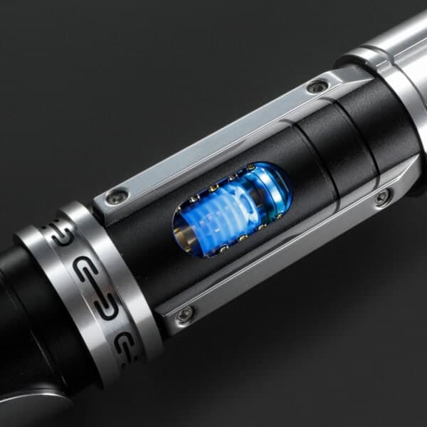 Exposed Kyber Crystal Lightsaber with LED Display - Xenopixel V3, view 2