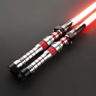 Dark Rey Palpatine Double-Bladed Lightsaber - Xenopixel V3