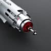 Black 1-inch Blade Plug, view 2