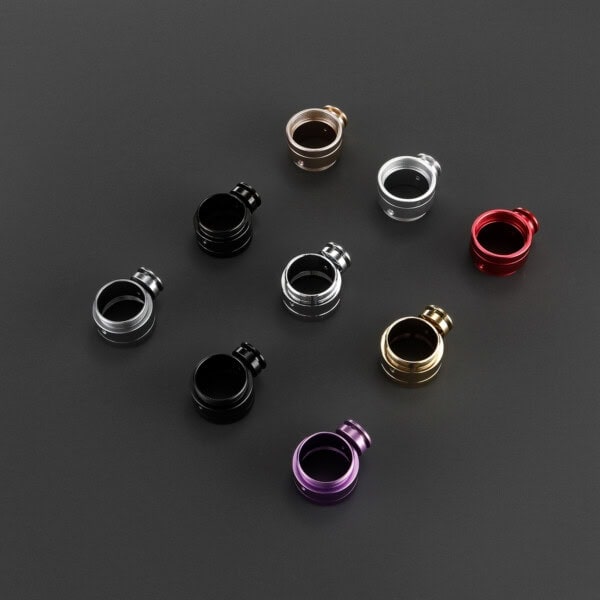 Black Covertec Wheel Adapter for RGB-X and Xenopixel Lightsabers, view 3