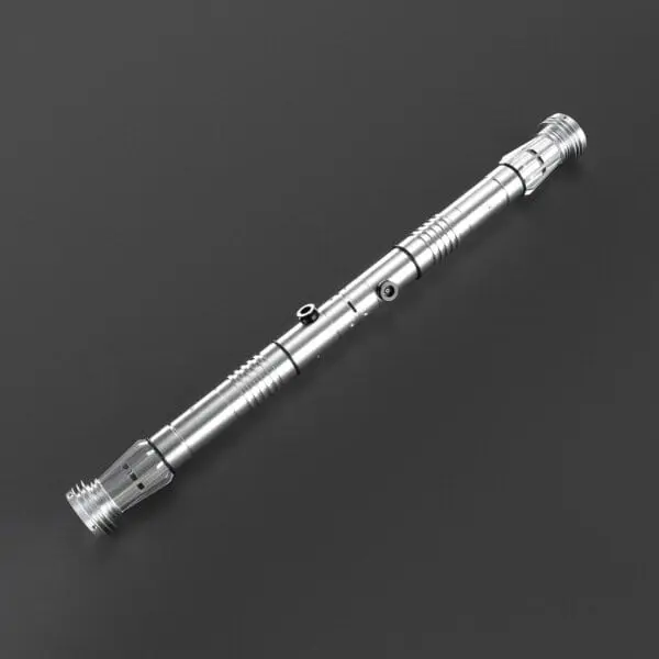 Darth Maul Silver Double-Bladed Duelling Lightsaber - RGB-X, view 2