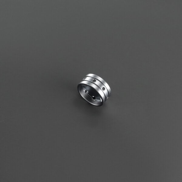 Grey Lightsaber Coupler for RGB-X and Xenopixel Lightsabers, view 1