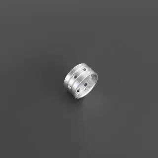 Silver Lightsaber Coupler for RGB-X and Xenopixel Lightsabers