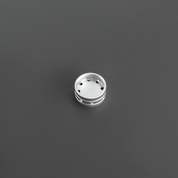 Silver Lightsaber Coupler for RGB-X and Xenopixel Lightsabers, view 2