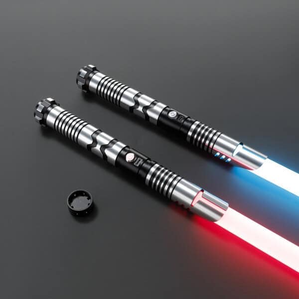 Ordo V2 Double-Bladed Duelling Lightsaber - RGB-X, view 2