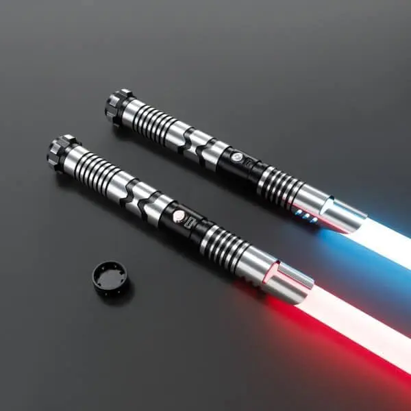Ordo V2 Double-Bladed Duelling Lightsaber - RGB-X, view 2