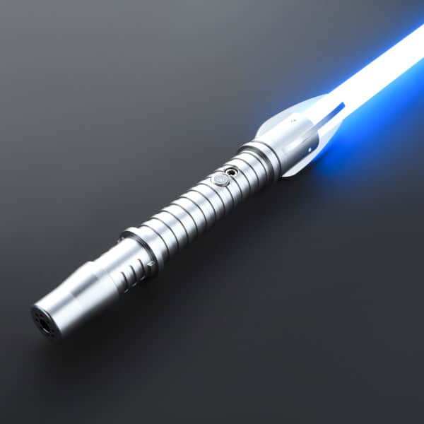 Silver Tron Duelling Lightsaber - RGB-X