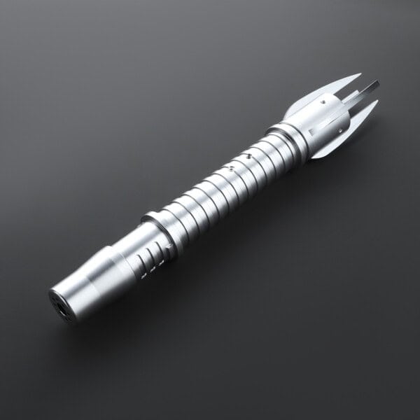 Silver Tron Duelling Lightsaber - RGB-X, view 2