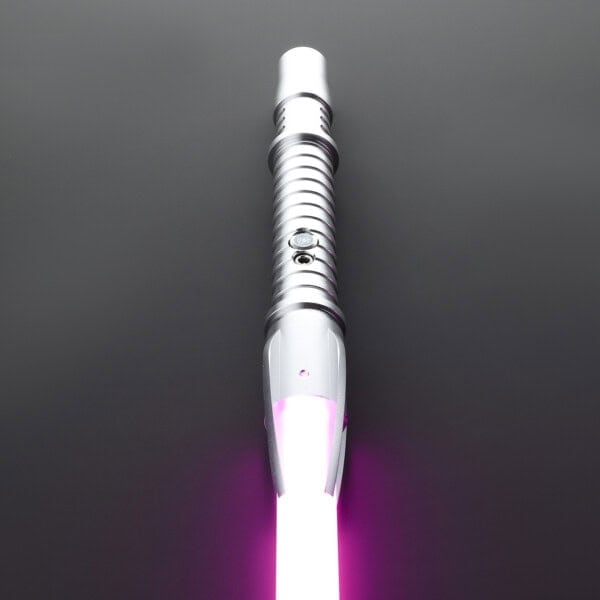 Silver Tron Duelling Lightsaber - RGB-X, view 1