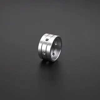 Silver Lightsaber Coupler S-RGB, SNV4 PRO and Proffie 2.2 Lightsabers
