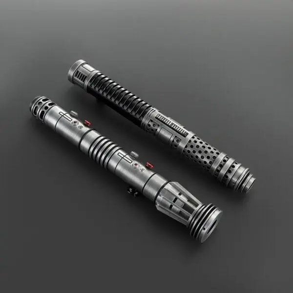 Ventress With Darth Maul Weathered Double-Bladed Duelling Lightsaber - RGB-X, view 3