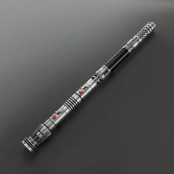Ventress With Darth Maul Weathered Double-Bladed Duelling Lightsaber - RGB-X, view 1